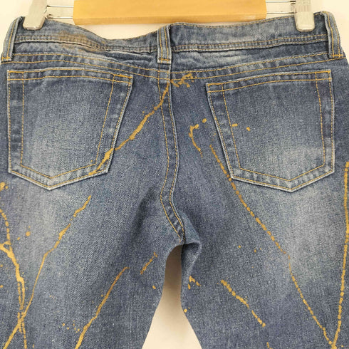 プレイボーイ PLAYBOY ダメージ加工 ローライズデニムパンツ y2k レディース